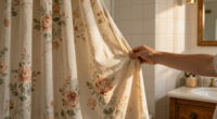 Trade In Plain Shower Curtains For A Floral Vintage-Inspired Style